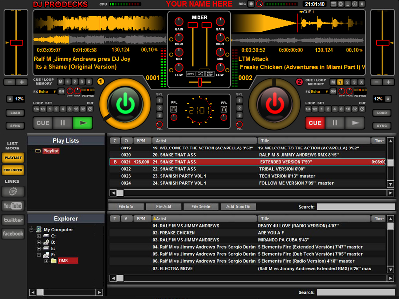 The easiest and free way to become a DJ with professional and advanced functions